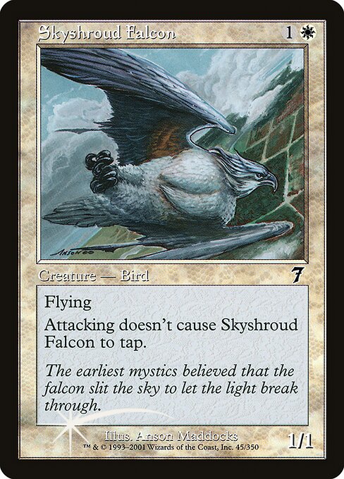 Skyshroud Falcon — art by Anson Maddocks