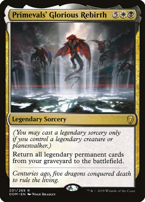 Primevals' Glorious Rebirth — art by Noah Bradley