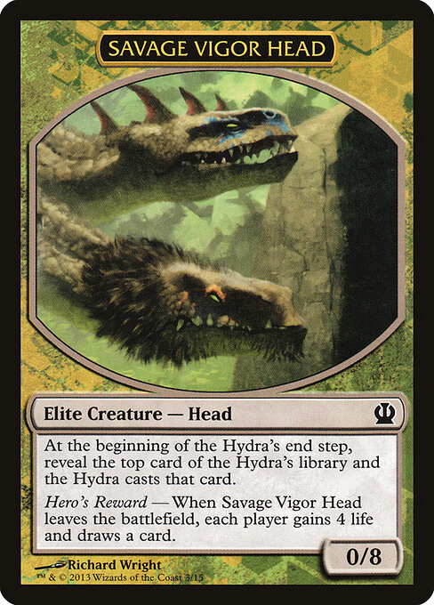 Savage Vigor Head — art by Richard Wright