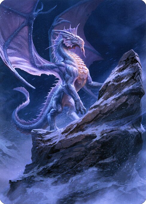 Ancient Silver Dragon // Ancient Silver Dragon — art by Andrey Kuzinskiy