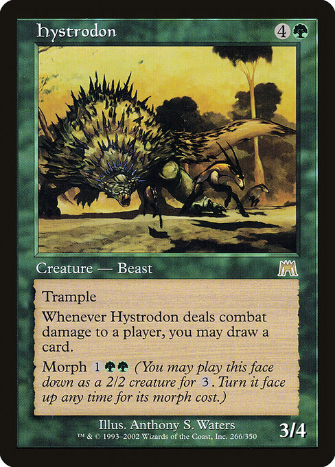Hystrodon — art by Anthony S. Waters
