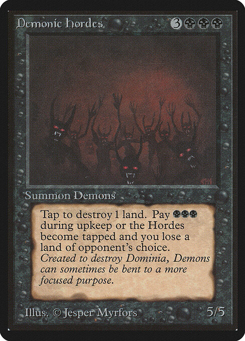 Demonic Hordes — art by Jesper Myrfors