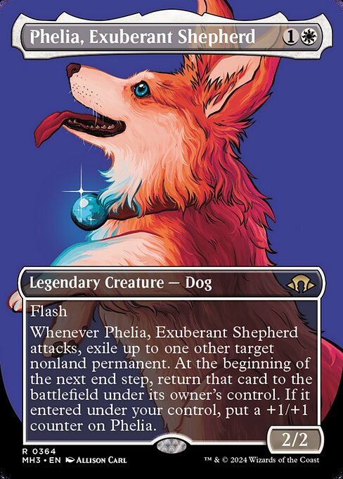 Phelia, Exuberant Shepherd — art by Allison Carl