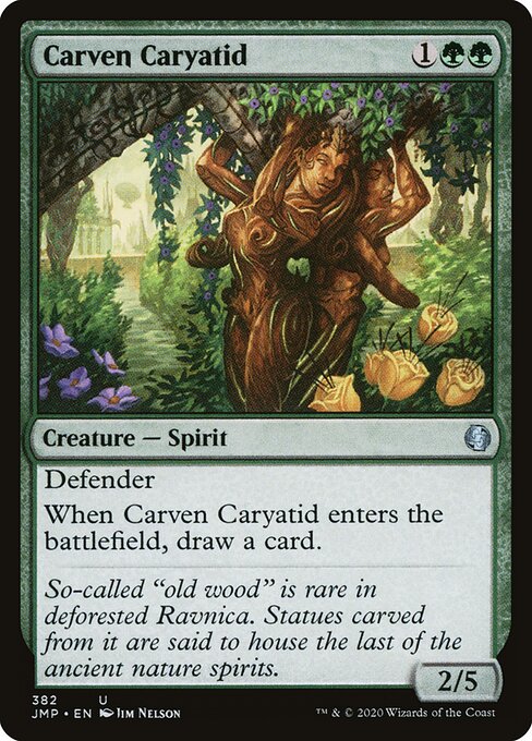 Carven Caryatid — art by Jim Nelson