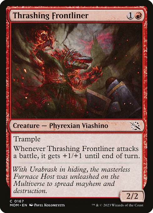 Thrashing Frontliner — art by Pavel Kolomeyets