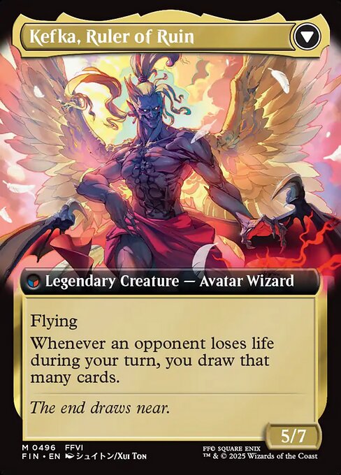 Kefka, Court Mage // Kefka, Ruler of Ruin — art by Xui Ton
