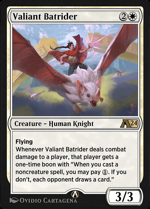 Valiant Batrider — art by Ovidio Cartagena