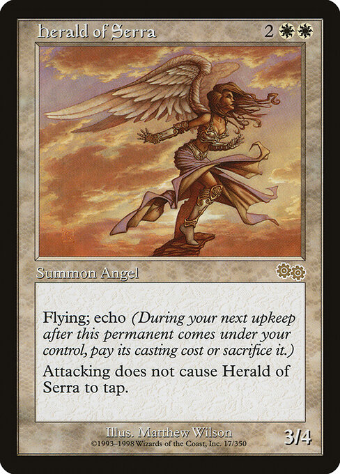 Herald of Serra — art by Matthew D. Wilson