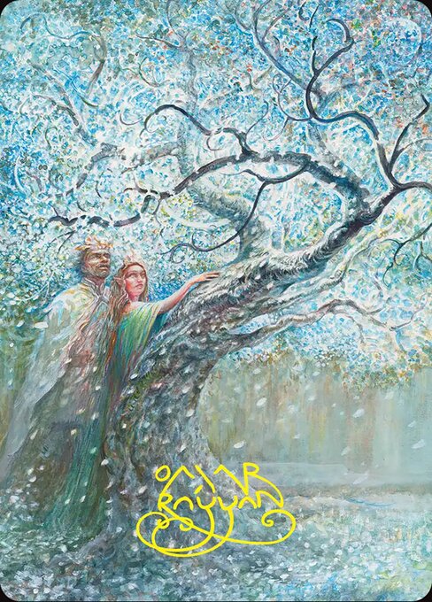 Flowering of the White Tree // Flowering of the White Tree — art by Omar Rayyan