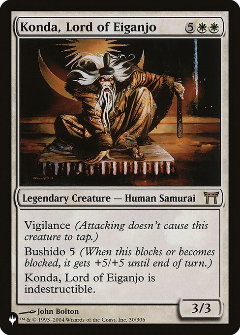 Konda, Lord of Eiganjo — art by John Bolton