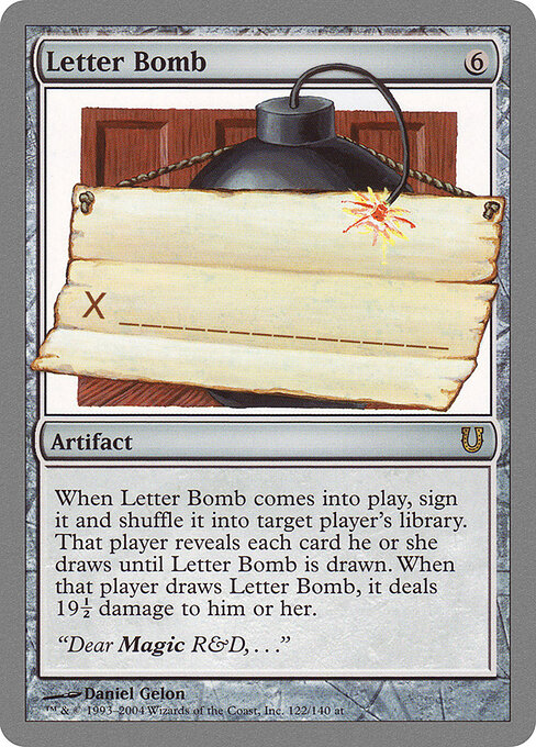 Letter Bomb — art by Daniel Gelon