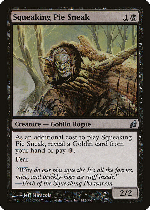 Squeaking Pie Sneak — art by Jeff Miracola