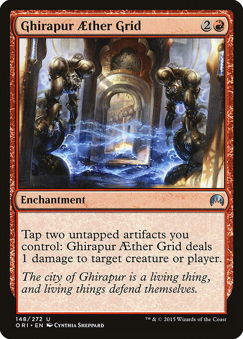 Ghirapur Aether Grid — art by Cynthia Sheppard