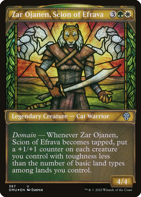 Zar Ojanen, Scion of Efrava — art by Eshpur