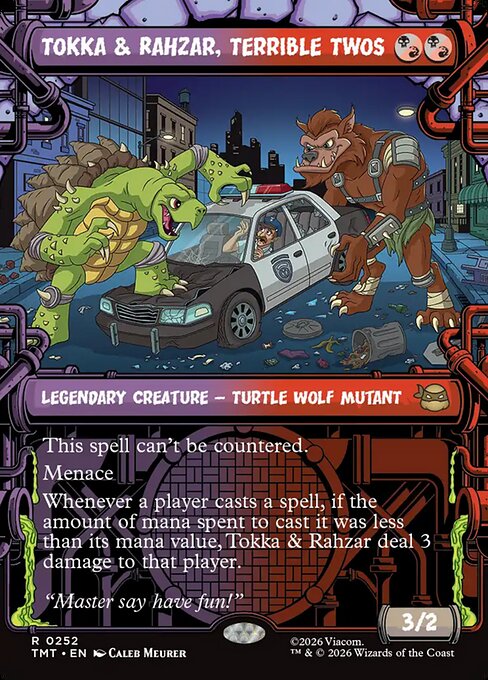 Tokka & Rahzar, Terrible Twos — art by Caleb Meurer