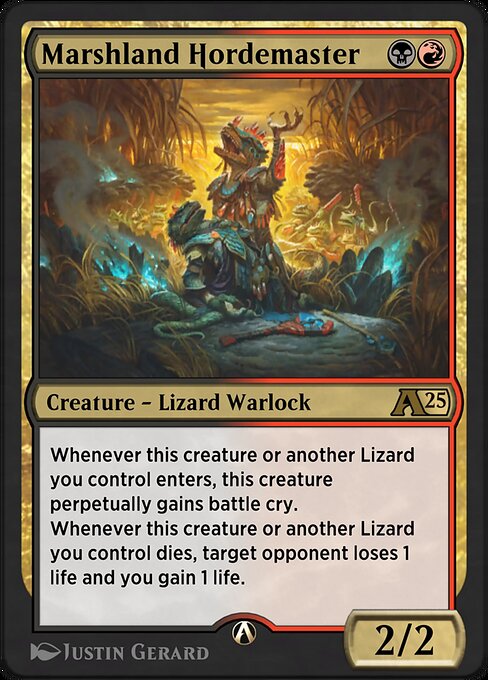 Marshland Hordemaster — art by Justin Gerard