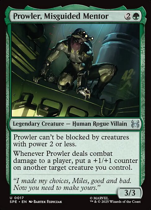 Prowler, Misguided Mentor — art by Bartek Fedyczak