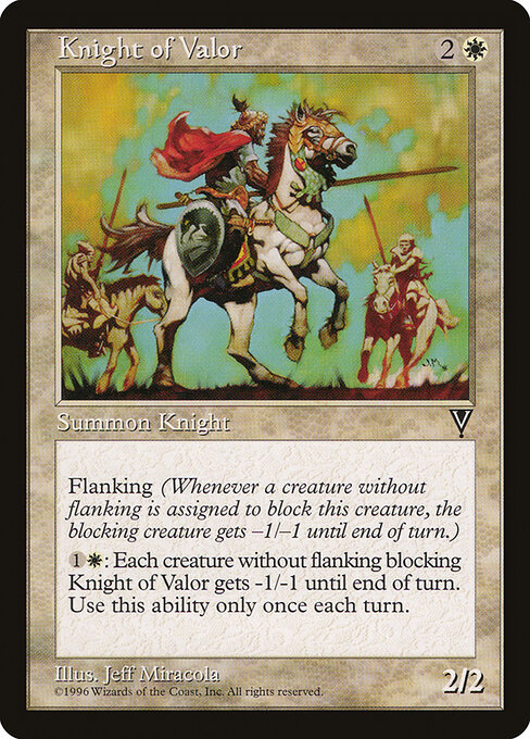 Knight of Valor — art by Jeff Miracola