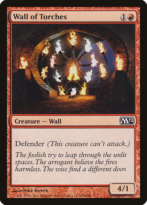 Wall of Torches — art by Mike Bierek