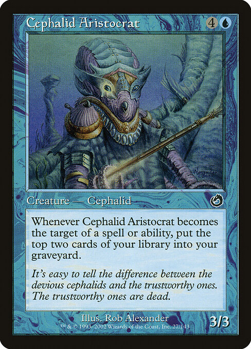 Cephalid Aristocrat — art by Rob Alexander