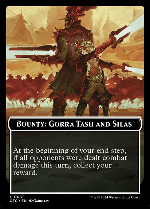 Bounty: Gorra Tash and Silas // Wanted! — art by Gaboleps