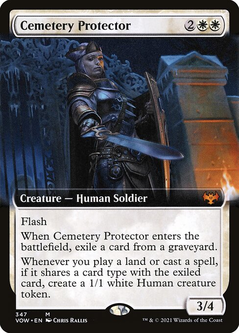 Cemetery Protector — art by Chris Rallis