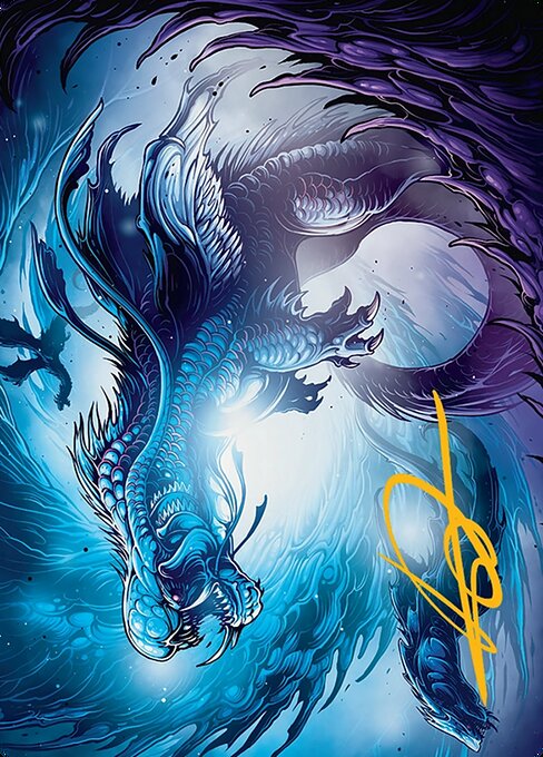 Roiling Dragonstorm // Roiling Dragonstorm — art by Dan Mumford