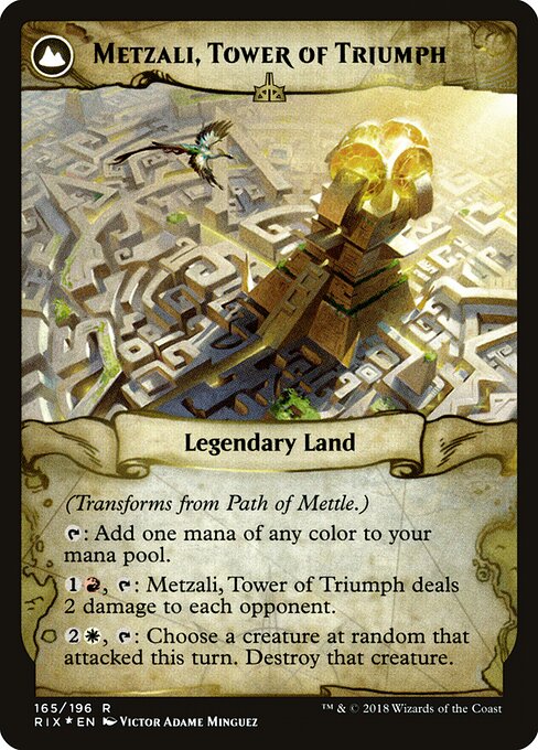 Path of Mettle // Metzali, Tower of Triumph — art by Victor Adame Minguez