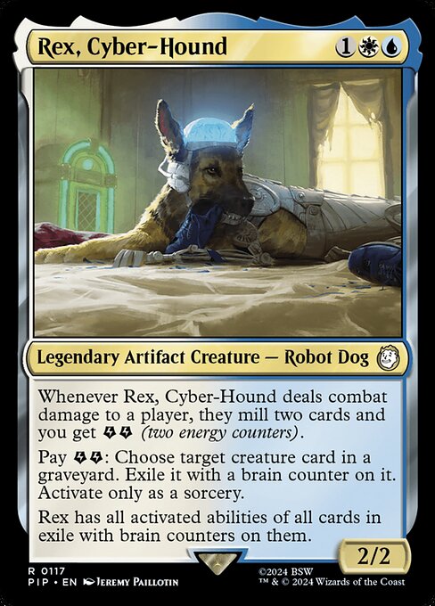 Rex, Cyber-Hound — art by Jeremy Paillotin