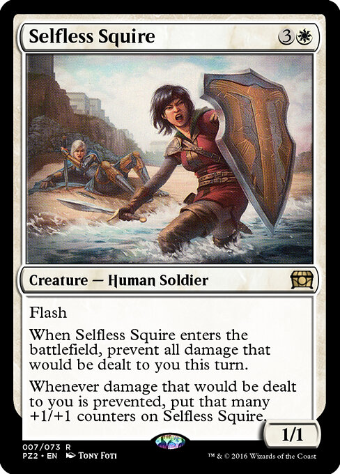 Selfless Squire — art by Tony Foti