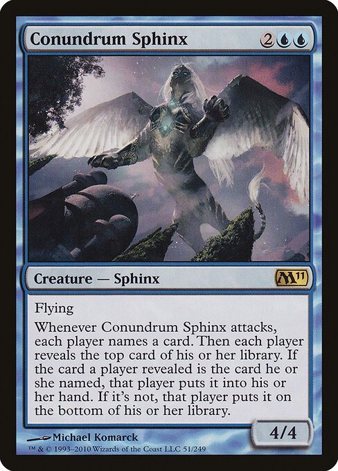 Conundrum Sphinx — art by Michael Komarck