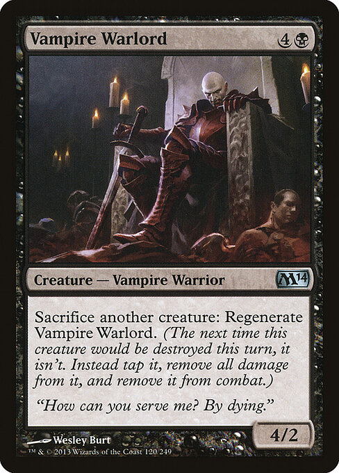 Vampire Warlord — art by Wesley Burt