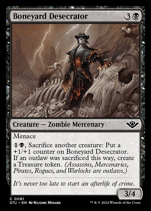 Boneyard Desecrator — art by Maxime Minard