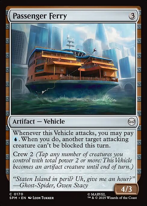 Passenger Ferry — art by Leon Tukker