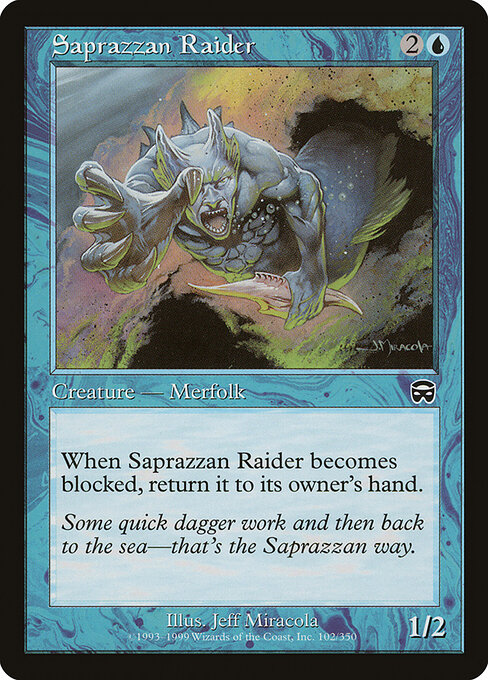 Saprazzan Raider — art by Jeff Miracola