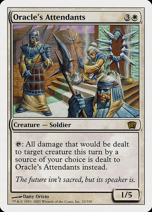 Oracle's Attendants — art by Dany Orizio