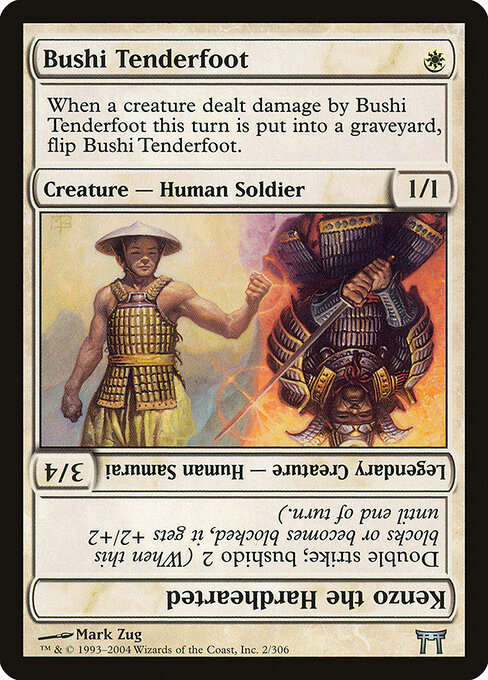 Bushi Tenderfoot // Kenzo the Hardhearted — art by Mark Zug