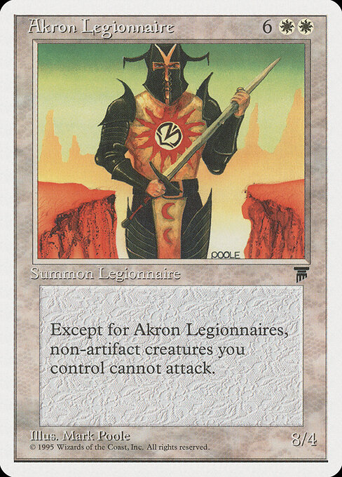 Akron Legionnaire — art by Mark Poole