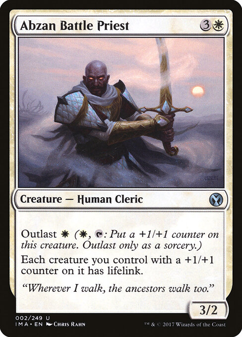 Abzan Battle Priest — art by Chris Rahn