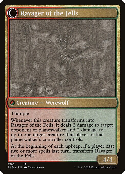 Huntmaster of the Fells // Ravager of the Fells — art by Chris Rahn