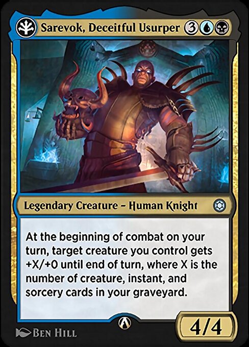Sarevok, Deceitful Usurper — art by Ben Hill