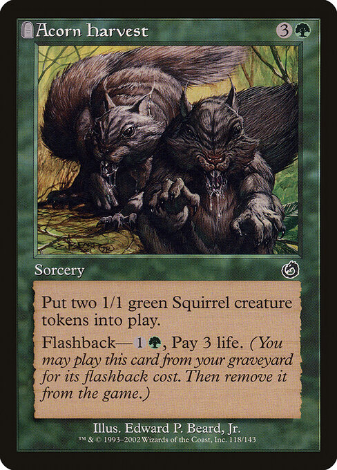 Acorn Harvest — art by Edward P. Beard, Jr.