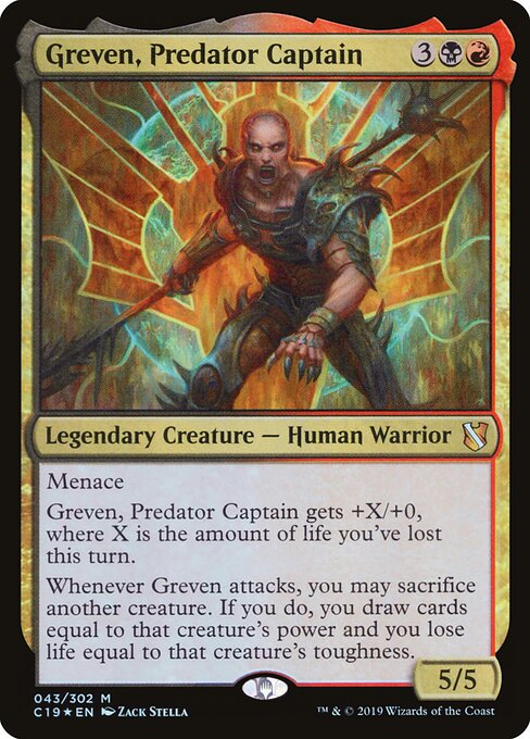 Greven, Predator Captain — art by Zack Stella