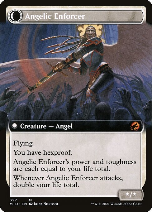 Enduring Angel // Angelic Enforcer — art by Irina Nordsol