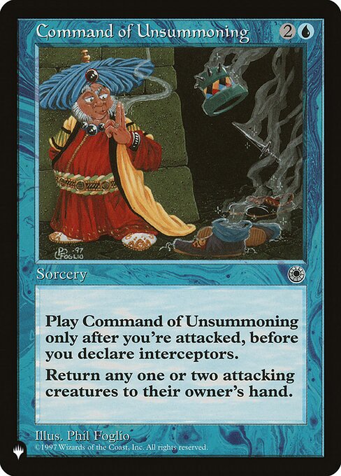 Command of Unsummoning — art by Phil Foglio
