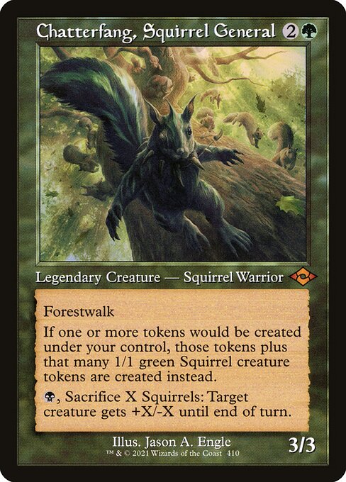 Chatterfang, Squirrel General — art by Jason A. Engle