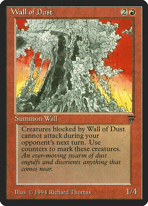 Wall of Dust — art by Richard Thomas