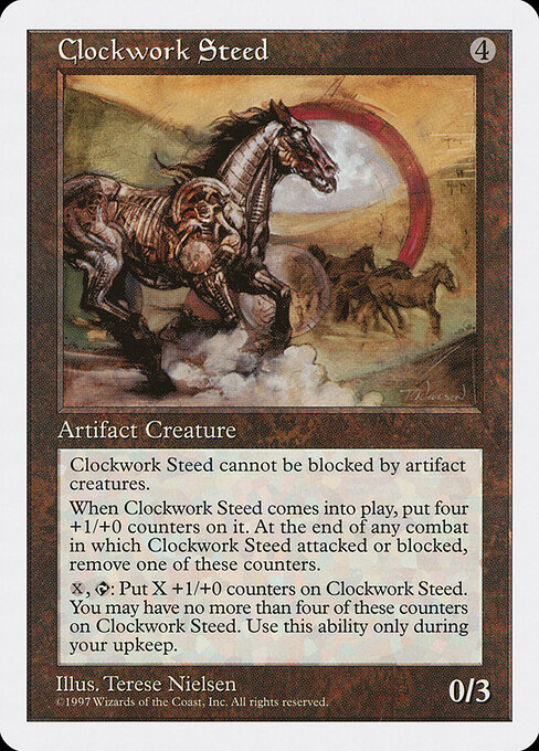 Clockwork Steed — art by Terese Nielsen