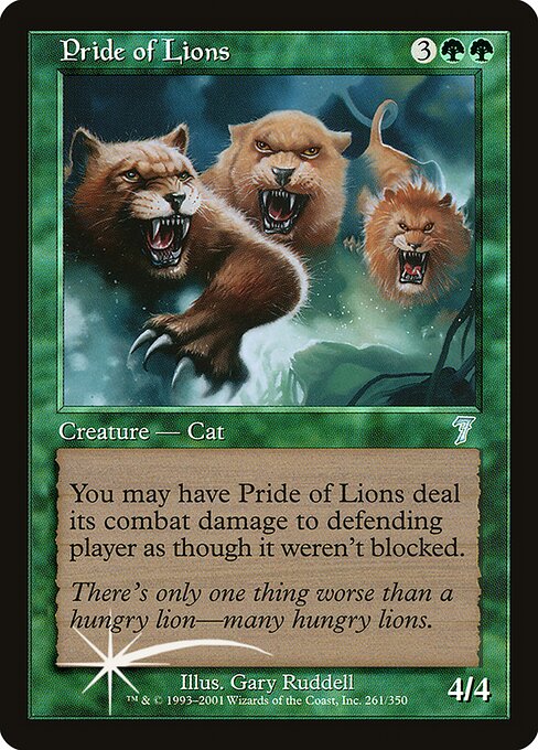 Pride of Lions — art by Gary Ruddell