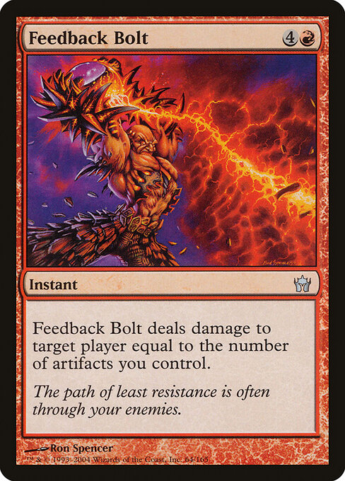 Feedback Bolt — art by Ron Spencer